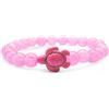 aninu Bracciale Tartaruga con App di Monitoraggio - Adozione Simbolica Tartaruga Marina, Bracciale Pietra Naturale Elastico come Bracciale Amicizia Coppia Regalo Donna Uomo Bambini