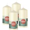Bolsius Candele a colonna - color avorio - confezione da 4-12 x 6 cm