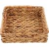 Cabilock Cestino Porta Fazzoletti Quadrato Rattan Naturale Contenitore Decorativo Per Tovaglioli e Piccole Cose Scatola Versatile Per Cucina e Casa