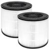 BRUVISH Confezione da 2 filtri di ricambio FY0293/30 compatibili con purificatori d'aria Philips serie 800 AC0820, AC0830, AC0850, FY0194/30 e FY0293/30, filtro HEPA H13, filtro a carbone attivo, filtri 3 in