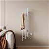 EMKE Scaldasalviette Elettrico Smart Wi-Fi, Bianco,6 Modalità,115x22 cm