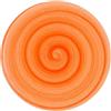 Generico Memento Table Set 6 piatti Dessert 21 cm in ceramica Made in Italy, dipinti a mano (Mandarino, Dessert)