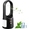 OAUEOR Ventilatore da tavolo senza pale - Ventilatore da scrivania silenzioso (nero)