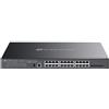 Tp Link Switch di rete 24 porte OMADA Stackable Lite L3 Managed PoE++ Black SG5428XMPP