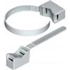 AKS Elektro UZP 32-65 - Morsetto a cinghia grigio (confezione da 20 pezzi)