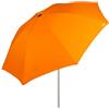 AKTIVE Ombrellone da spiaggia grande, 220 cm, colore arancione, manico in acciaio, inclinabile e regolabile in altezza, tessuto poliestere, protezione UV50, ombrelloni grandi, con custodia per il