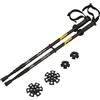 ANDE A32003A-0590 BASTONCINI DA TREKKING TELESCOPICI UNISEX NERO