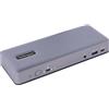 StarTech.com Docking Station USB-C - Dock USB Tipo C Multi Monitor HDMI/DP/USB- con DP Alt-mode 3x 4K30Hz/2x 4K60Hz Hub 7 Porte, 60W PD, GbE, Audio 3.5mm. Certificato Works with Chomebook [DK31C3MNCRUE]