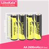 liitokala 1-16PCS LiitoKala Ni-26/AA 1.2V AA 2600mAh Ni-MH Batteria Ricaricabile Per La Temperatura Pistola di Controllo Remoto Del Mouse giocattolo batterie