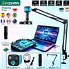 Yizhan 4K HD Microscopio Digitale Elettronico per Saldatura Fotocamera Microscopio HDMI/USB/VGA Obiettivo 150X Ampia Visione, Distanza di Lavoro 5-100cm, Braccio Articolato Flessibile