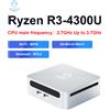 GenMachine Nuovo Mini PC AMD Ryzen 3 4300U CPU Windows 10/11 2,7 GHz Fino a 3,7 GHz DDR4 32 GB di RAM Wifi6 pc computer da gioco MINI PC