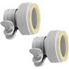 INTEX PACK 2 Ugelli adattatori tipo B a accoppiamento Tubi da 38 mm a collegamenti da 32 mm, Compatibile con piscine e purificatori INTEX 1,25/1,5 PUL