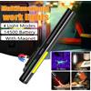 Heinast Torcia da lavoro magnetica a LED 14500 Batteria ricaricabile COB + penna XPE Clip Luce luminosa Torcia di emergenza da campeggio esterna