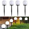 Heinast 1/3/6/9PC Lampada a lampadina a LED ad energia solare Luce da giardino esterna impermeabile Pannello solare stradale Luci a sfera Lampada da giardino
