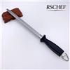 RSCHEF Barra Affilatrice Professionale da 12'' per Coltelli da Chef, Affilatore in Acciaio Inox per Cucina, Bastone Affilatore Musat