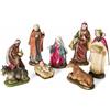 Gerimport - Natività Scena 8 Pezzi 12 cm Resina Per Decorazione Di Natale