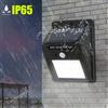 ctzsoop Lampada Solare a 30 LED con Sensore Wireless, Luce da Parete Solare Impermeabile IP65 per Esterni con Rilevamento di Movimento, Decorazione per Cortile e Giardino