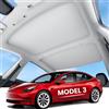 MIYOKAKING Parasole per Tesla Model 3 Highland 2026 e Model Y, in tessuto Ice Cloth con fibbia, per vetri anteriori e posteriori, tetto apribile e lucernario, accessori