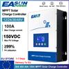 EASUN POWER EASUN MPPT 100A 60A 40A 20A Regolatore di carica solare 12V 24V 36V 48V Pannello solare Piombo Acido Lifepo4 Regolatore batteria LCD Lavoro