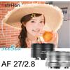 VILTROX Obiettivo AstrHori 27mm f2.8 con messa a fuoco automatica APS-C Prime compatibile per Fuji Fujifilm X-Mount Nikon Z Sony E