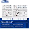 TOMZN Interruttore di Trasferimento Automatico di Piccole Dimensioni TOQ6 2P 4P 63A su Guida DIN, da Generatore a Rete Elettrica 230V AC, Classe PC 50/60Hz, Manuale