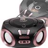Adler Radio Boombox CD MP3 USB Radio FM Memoria 20 Stazione Equalizzatore Jack per cuffie AUX