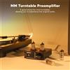 AIYIMA T3 Preamplificatore a Valvole 6A2 per Giradischi, Amplificatore Stereo MM per Dischi in Vinile