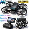 Lenovo Drone Pieghevole M8 RC Originale con Schermo, Motore Brushless, Evitamento Ostacoli, Doppia Fotocamera HD 8K Professionale, Quadricottero WIFI Giocattolo