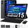 blackview Tablet PC Blackview MEGA 3 con tastiera/mouse wireless, display FHD+ da 12,1 pollici 2,5K, Android 15, processore MTK G100 Octa Core, 36GB 256GB di memoria ROM, 8800mAh.