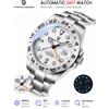 PAGANI DESIGN Orologio Automatico Meccanico da Uomo PAGANI Design 2026 Nuovo, Orologio GMT 42mm in Acciaio Inossidabile con Zaffiro, Impermeabile, Reloj Hombre