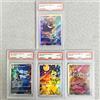 FUNISM Carte da Gioco Collezionabili Fai-da-te PKM: Cbb3 Chinese Gengar 0307/07, Cubone 0407/07, Meowth 0207/07, Ceruledge 1507/07, Gem Mt 10