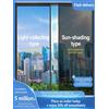 BUNPIG Pellicola per blocco calore solare per finestre Protezione UV Isolamento termico antiriflesso per il controllo della luce solare della porta in vetro del balcone di casa