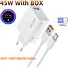 realme Caricatore USB Per Xiaomi 45W 33W Turbo Caricatore Adattatore UE Per Redmi Nota 15 Pro 14 Poco X7 M7 Plus X5 M5 M3 M2 K40 Pro +