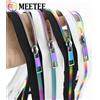 Meetee 5 Metri Meetee 5 # Cerniere in nylon colorate a spirale con cursori, chiusure per abbigliamento, nastro per cerniere, kit di riparazione per la sostituzione di tiranti e cerniere per borse