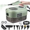 NONE Pulitore a vapore ad alta pressione da 2500W, multifunzionale, ad alta temperatura, portatile, per la pulizia di condizionatori d'aria, cappe da cucina e auto