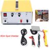 CNCEST Saldatrice a Impulsi 400W, Macchina per Saldatura 80A Regolabile per Gioielli in Oro e Argento, Collane, Bracciali, Saldatrice Elettrica