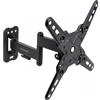 TOOQ Supporto da parete Tooq con braccio articolato per schermi da 13" a 43" - rotazione e inclinazione - gestione dei cavi - peso massimo 20 kg - VESA massimo 200x200mm - colore nero