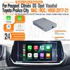 AUTOTOP Kit Retrofit Wireless CarPlay Android Auto per Peugeot Citroen DS Opel ProAce NAC RCC V850 con Mirror Link Airplay GPS