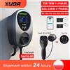 XUDA Caricatore per Veicoli Elettrici EV Charge 22KW 7.6KW 32A Tipo 2, Stazione di Ricarica Auto 7kw Wallbox con Schermo, 220V Monofase, WiFi, APP, 5M