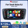 Junsun Autoradio Junsun Android Wireless CarPlay Android Auto per Seat Ibiza 6J 2009-2012 Navigazione GPS Lettore multimediale 7 "IPS Touch Screen WiFi 4G DSP Bluetooth FM RDS SWC Stereo Head Unit 2DIN