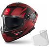 MTHELMETS Casco integrale MT Helmets Thunder 4 SV Luminence D5 Rosso Opaco + Pinlock Anti-Appannamento