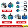 Royaldraid 2/10 Pezzi Joystick Elettromagnetico K-Silver TMR per Controller PS4 PS5 Xbox Series S X, Modulo Sensore Magnetico, Stick Analogico 3D