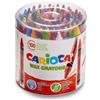 CARIOCA Confezione Carioca da 100 pastelli pastello - colori vivaci - lavabili - corpo Ø 8mm - colori assortiti