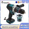 NONE Trapano Avvitatore Elettrico Brushless Podofo 480 N.M 4000 RPM 3 in 1 con Funzione di Foratura per Batteria 18V, 20+3 Regolazioni di Coppia