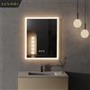 LUVODI Specchio da Bagno a LED LUVODI da Parete, Specchio per Trucco Intelligente con Funzione Touch, 3 Colori Dimmerabili e Funzione Antiappannamento