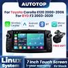 AUTOTOP Autoradio Linux Wireless CarPlay per Apple Android Auto per Toyota Corolla E120 2000-2006 BYD F3 2003-2020 Navigazione GPS FM DSP Stereo Multimediale Touch Screen Telecamera Posteriore
