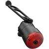 NULYLU Luce Posteriore Bicicletta Ricaricabile USB in Plastico Nero, Piccola e Leggera, per Sicurezza in Bici da Corsa