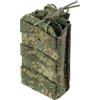 CZMYCBG Doppia Borsa per Caricatore, Borsa Tattica MOLLE per Caricatore da Fucile | Supporto Caricatore 7,62 Mm con Inserto Elastico e Apertura Superiore, Fondina Tattica in Nylon per Munizioni