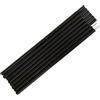 Folpus Palo Tenda Esterno Palo Tenda Asta Supporto Tarp Canopy Asta in Metallo Rivestita Nera Resistente agli Agenti Esterni Adatto per Campeggio Spiaggia