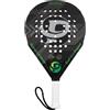 GurudelPadel Stella - Racchetta da paddle, carbonio 12K, nero/verde